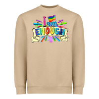 Mushroom I am enough Heavyweight Sweatshirt - FaDigitalArtStudio