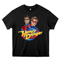 Black henry danger and captain man Heavy Core Tee - tuanDangUi