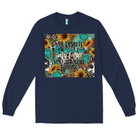 Navy yet despite the look on my face you are still talk Long Sleeve Tee - CowGirlArtShop