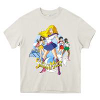 Cream saban moon Heavy Core Tee - tuanDangUi
