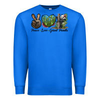 True Royal Peace Love Giant Panda Premium Sweatshirt - LillyAllenDesigns