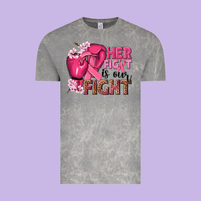 Her Fight Is Our Fight Vintage Tee Designed By Nancycooperartshop
