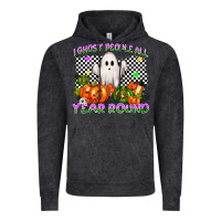 Vintage Black I ghost people all year round Vintage Hoodie - NancyCooperArtShop