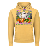 Vintage Mustard I ghost people all year round Vintage Hoodie - NancyCooperArtShop