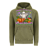 Vintage Olive I ghost people all year round Vintage Hoodie - NancyCooperArtShop