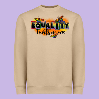 Equality Hurts No One Heavyweight Sweatshirt Designed By Fadigitalartstudio