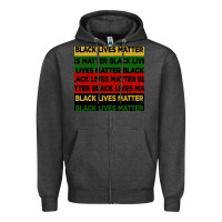 Charcoal Heather black lives matter seamless pattern Zipper Hoodie - BundleAndBundleShop