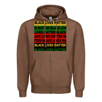 Chestnut black lives matter seamless pattern Zipper Hoodie - BundleAndBundleShop