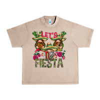 French Oak Let's Fiesta with gnomes Urban Heavy Tee - NancyCooperArtShop