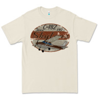 Bone cessna 182 skylane since 1956 retro vintage airplane design Premium Tee - tuanDangUi