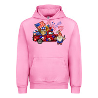 Fuchsia Pink american gnomies truck Urban Hoodie - BarkalooDesign