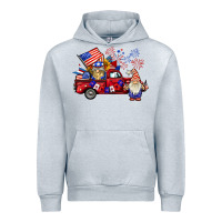 Heather Grey american gnomies truck Urban Hoodie - BarkalooDesign