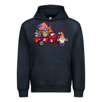 Navy american gnomies truck Urban Hoodie - BarkalooDesign