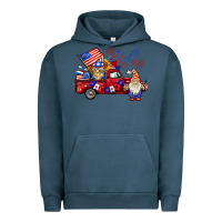 Pigment Midnight Navy american gnomies truck Urban Hoodie - BarkalooDesign