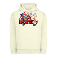 Pigment Pistachio american gnomies truck Urban Hoodie - BarkalooDesign