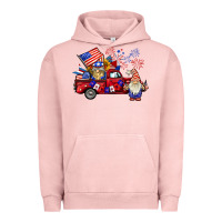 Pigment Salmon american gnomies truck Urban Hoodie - BarkalooDesign