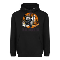 Black hallowen panda Heavyweight Hoodie - LillyAllenDesigns