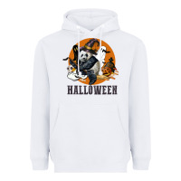 White hallowen panda Heavyweight Hoodie - LillyAllenDesigns