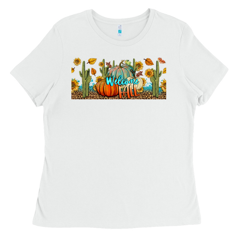 Welcome Fall Ladies Tee by BundleAndBundleShop | Teevron