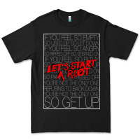 Black Lets Start A Riot GIFT 1 Premium Tee - tuanDangUi