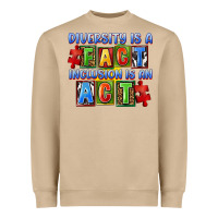 Mushroom Diversity is a fact inclusion is an act Heavyweight Sweatshirt - FaDigitalArtStudio