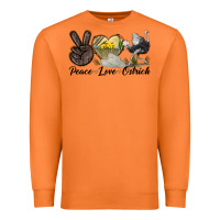 Carrot peace love ostrich Premium Sweatshirt - LillyAllenDesigns
