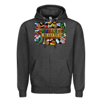 Charcoal Heather hispanic heritage flags Zipper Hoodie - BundleAndBundleShop