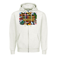 Oatmeal Heather hispanic heritage flags Zipper Hoodie - BundleAndBundleShop