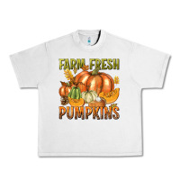 Lunar Rock Farm Fresh Pumpkins Urban Heavy Tee - texasbilliewilder