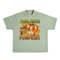 Oil Green Farm Fresh Pumpkins Urban Heavy Tee - texasbilliewilder