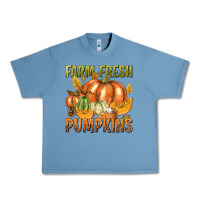 Pebble Blue Farm Fresh Pumpkins Urban Heavy Tee - texasbilliewilder