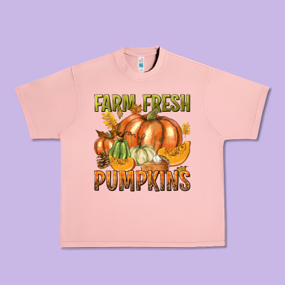 Farm Fresh Pumpkins Urban Heavy Tee Designed By Texasbilliewilder