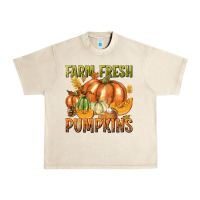 Sandshell Farm Fresh Pumpkins Urban Heavy Tee - texasbilliewilder