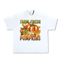 White Farm Fresh Pumpkins Urban Heavy Tee - texasbilliewilder