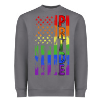 Storm lgbtq pride american flag Heavyweight Sweatshirt - FaDigitalArtStudio