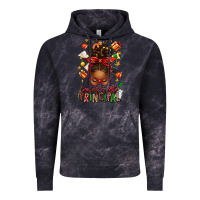 Cloud Black santas favorite principal afro messy bun Vintage Hoodie - texasbilliewilder