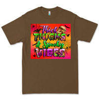 Cacao thick thighs and spooky vibes tumbler Premium Tee - BundleAndBundleShop