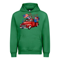 Emerald american truck 4th of july Urban Hoodie - BarkalooDesign