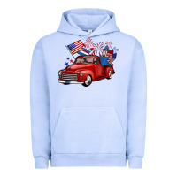 Pigment Grape Ice american truck 4th of july Urban Hoodie - BarkalooDesign