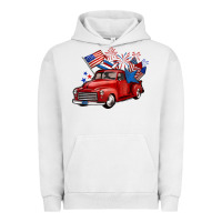 Pigment Lunar Rock american truck 4th of july Urban Hoodie - BarkalooDesign