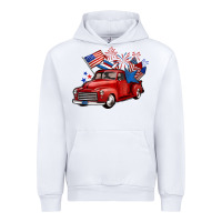 White american truck 4th of july Urban Hoodie - BarkalooDesign
