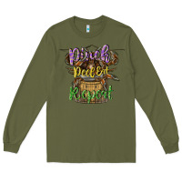 Army Green pinch peel eat repeat Long Sleeve Tee - CowGirlArtShop