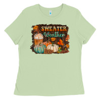 Matcha sweater weather Ladies Tee - BundleAndBundleShop