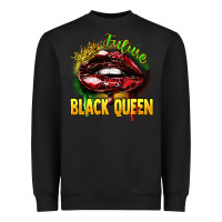 Black Future black queen Heavyweight Sweatshirt - FaDigitalArtStudio
