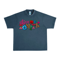 Midnight Navy Chica bonita Urban Heavy Tee - NancyCooperArtShop