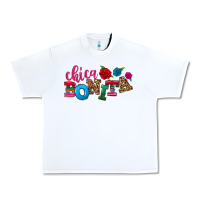 White Chica bonita Urban Heavy Tee - NancyCooperArtShop
