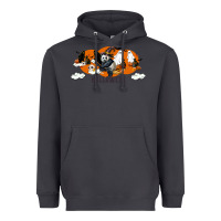 Smoke Hallowen Panda Heavyweight Hoodie - LillyAllenDesigns