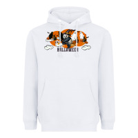 White Hallowen Panda Heavyweight Hoodie - LillyAllenDesigns