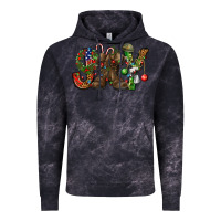 Cloud Black Army Christmas Joy Vintage Hoodie - NancyCooperArtShop