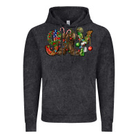 Vintage Black Army Christmas Joy Vintage Hoodie - NancyCooperArtShop